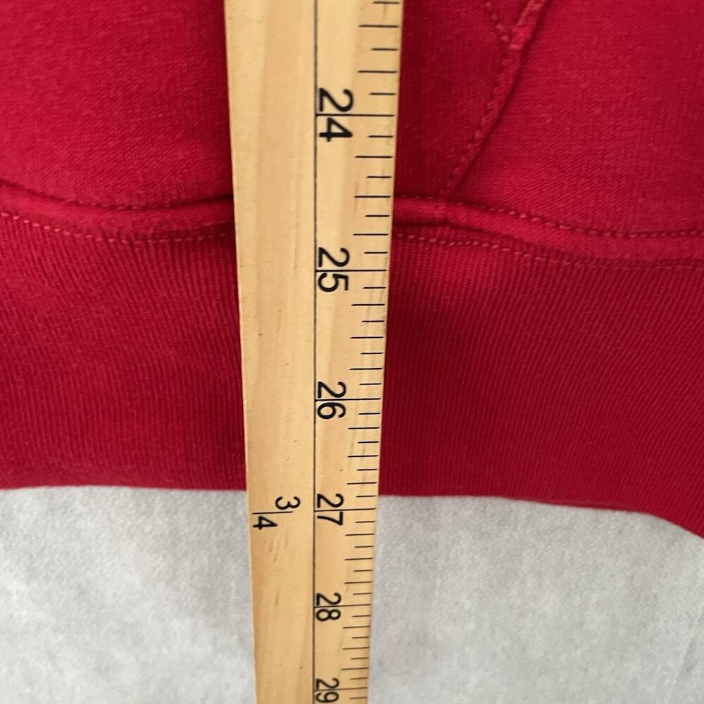 True Religion Sweater Adult XL Red Full Zip Hoodie Buddha Streetwear Mens Y2K - Picture 8 of 10